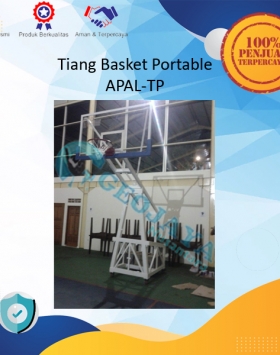 tiang basket portable murah ready stock